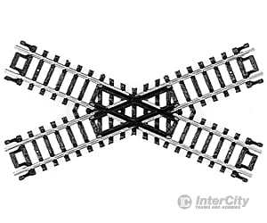 Atlas N 2568 Crossings W/Black Ties -- 60 Degrees Track & Turnouts