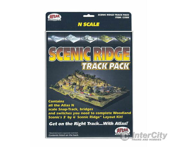 Atlas N 2588 Scenic Ridge Track Pack -- For Woodland Scenics Layout Accessories