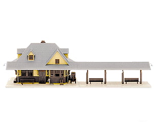 Atlas 2841 Passenger Station -- Kit - 3-1/4 X 2-1/4 8.25 5.7Cm Structures