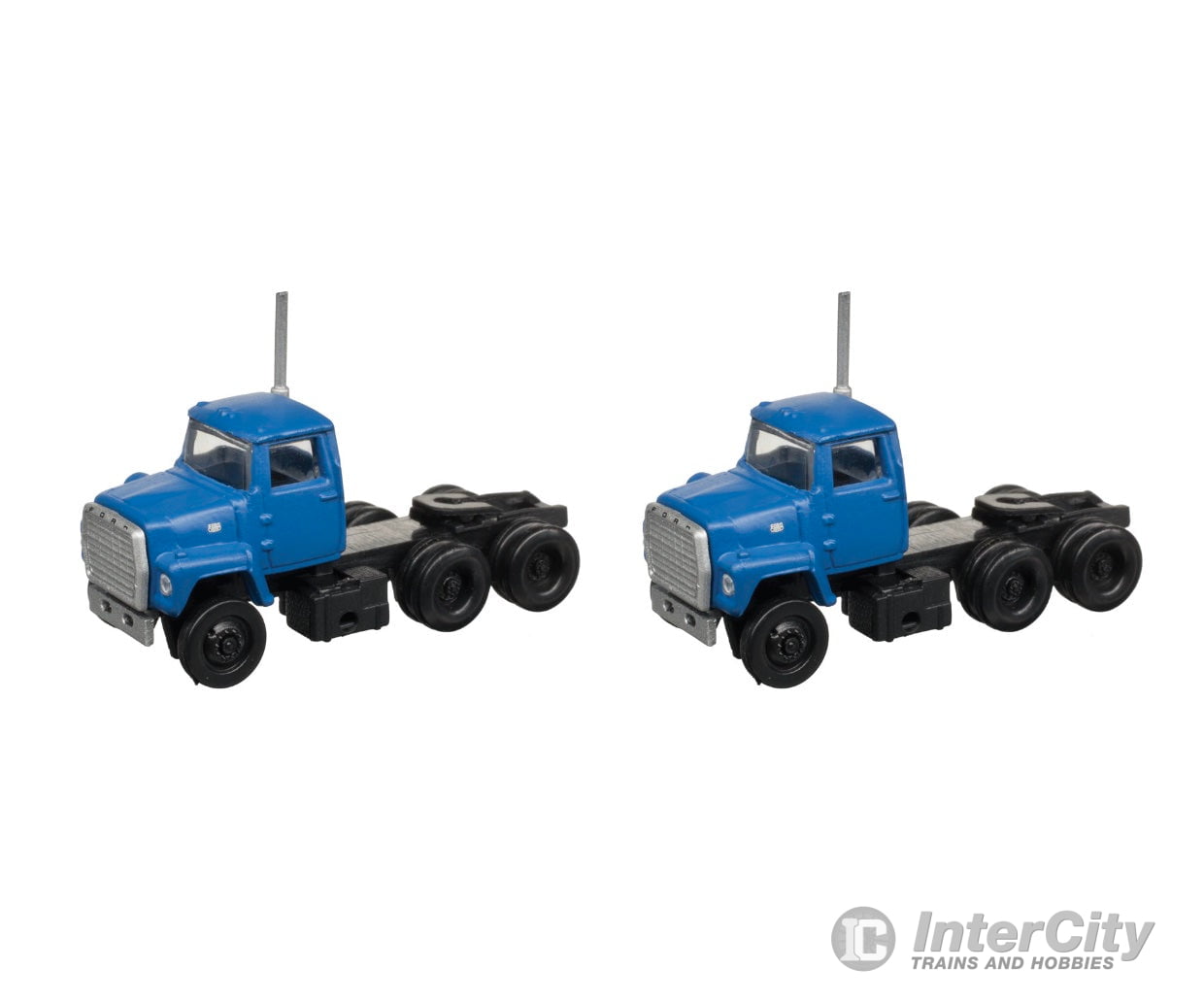 Atlas N 2927 American Trucks - 1984 Ford 9000 LNT Semi Tractor -- Medium Blue Cars & Trucks