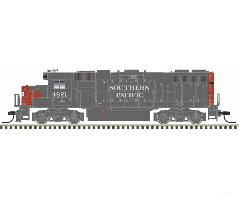 Atlas 40004853 Emd Gp38-2 Phase Ii - Loksound And Dcc -- Southern Pacific 4829 (Gray Red)