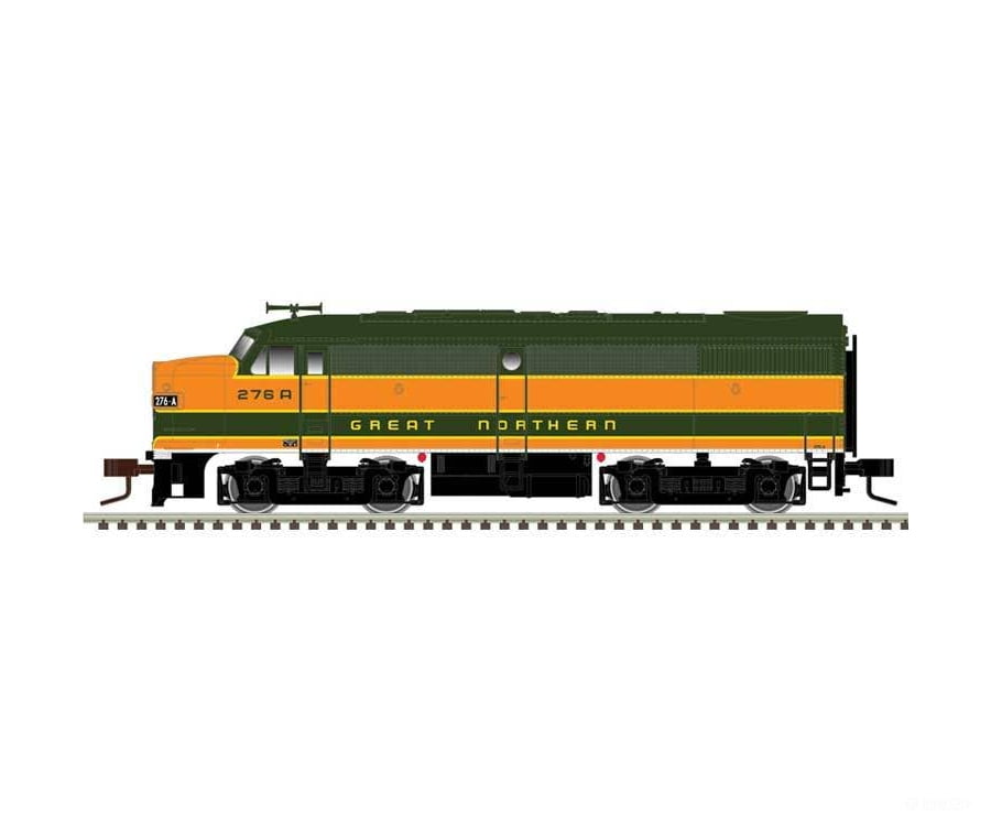 Atlas N 40005095 Alco FA1 Large Numberboards - Sound and DCC - Master(R) Gold - Great Northern #276B (Omaha Orange