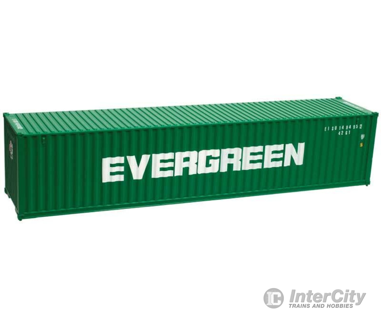 Atlas N 50003856 40 Standard-Height Container 3-Pack - Assembled -- Evergreen Eisu Set #1 (Green