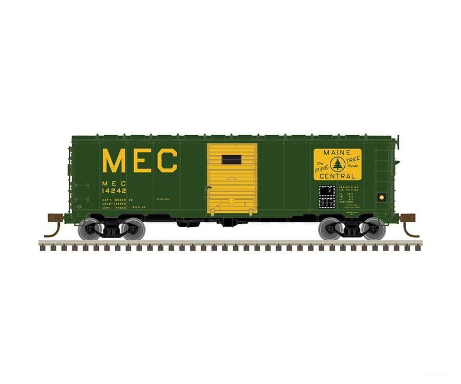 Atlas N 50007093 1932 ARA 40’ Steel Boxcar - Master(R) - Maine Central #14237 (green Harvest Gold Pine Tree Route Logo)