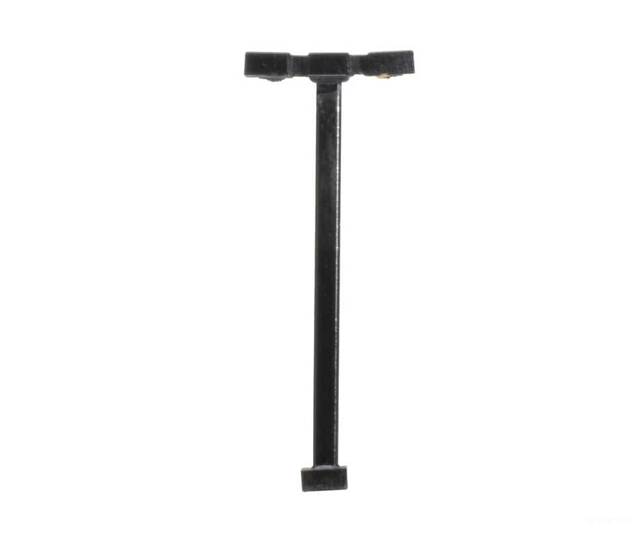 Atlas 70000190 Double-Arm Square Led Light 3-Pack -- Black (Cool White Led) 15 Scale Feet Tall