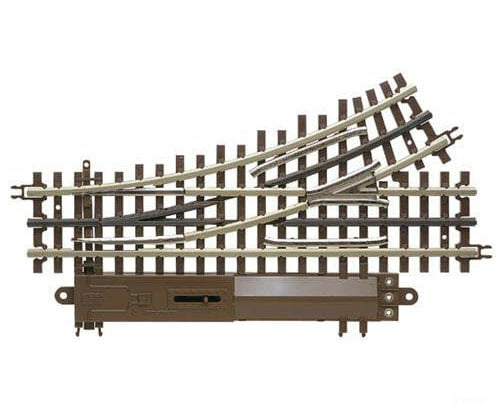 Atlas O 6075 21St Century Track System(Tm) Nickel Silver Rail W/Brown Ties - 3-Rail O36 Left Hand