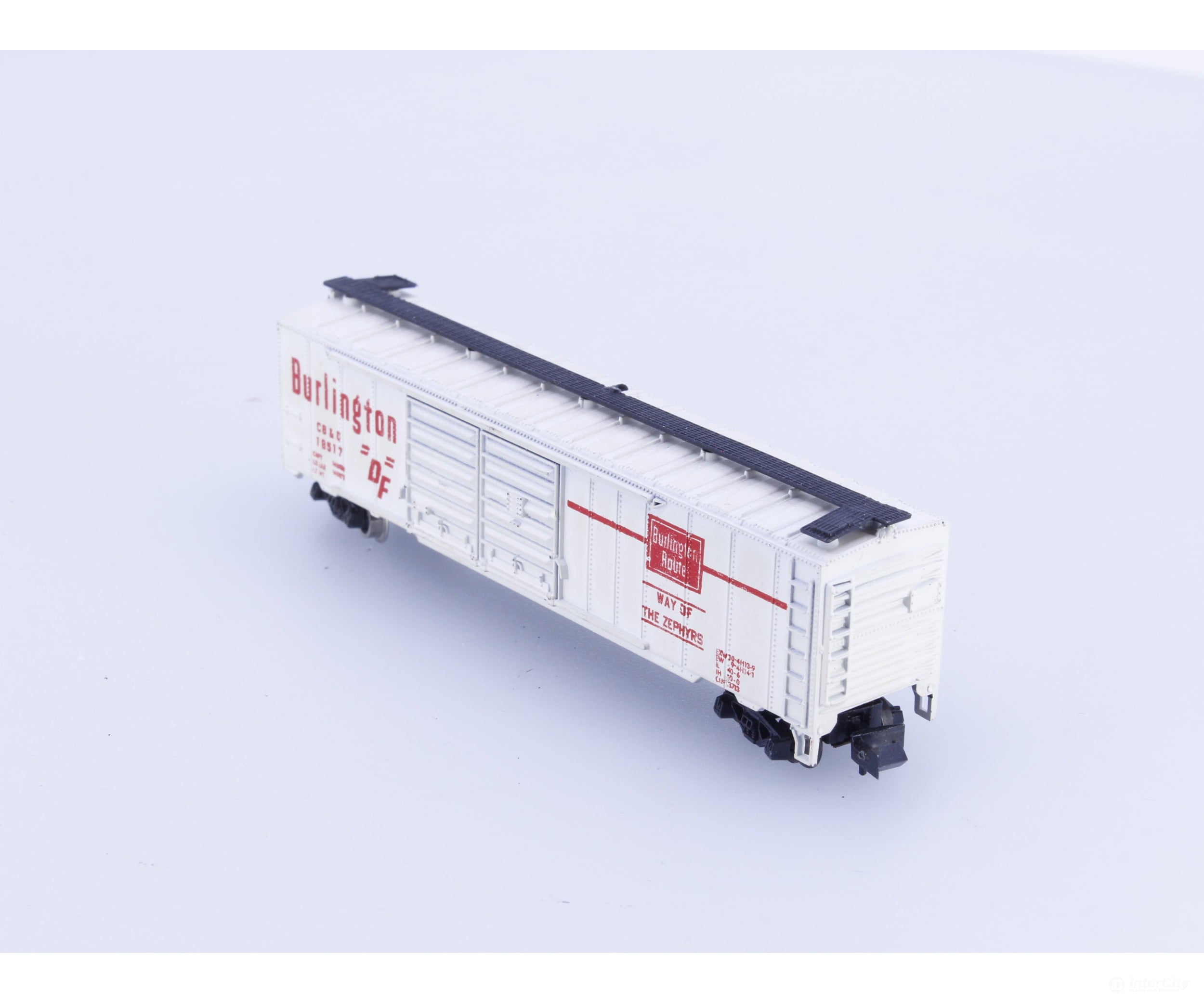 Aurora 4868 N 50’ Double Boor Boxcar Chicago Burlington and Quincey (CBQ) 18517 - Freight Cars