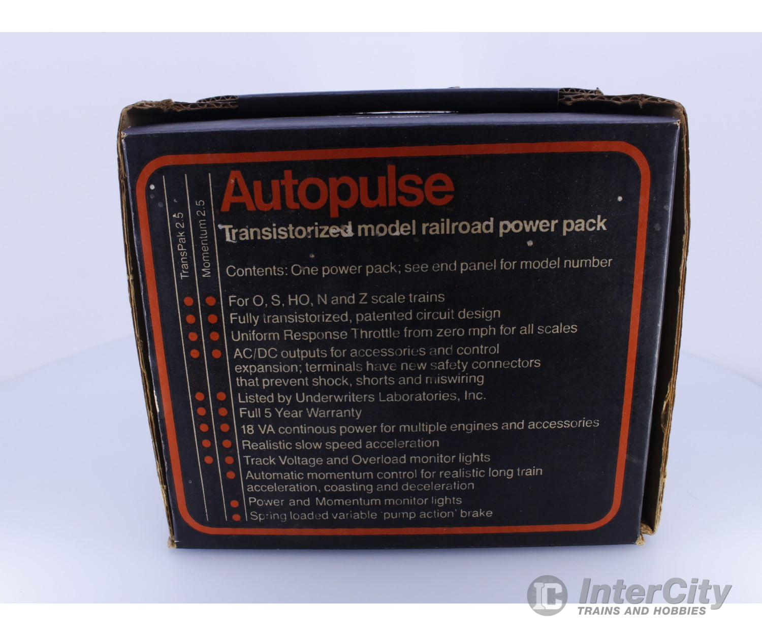 Autopulse 5000 HO Momentum 2.5 Model 5000 Power Pack Analog Throttles & Power