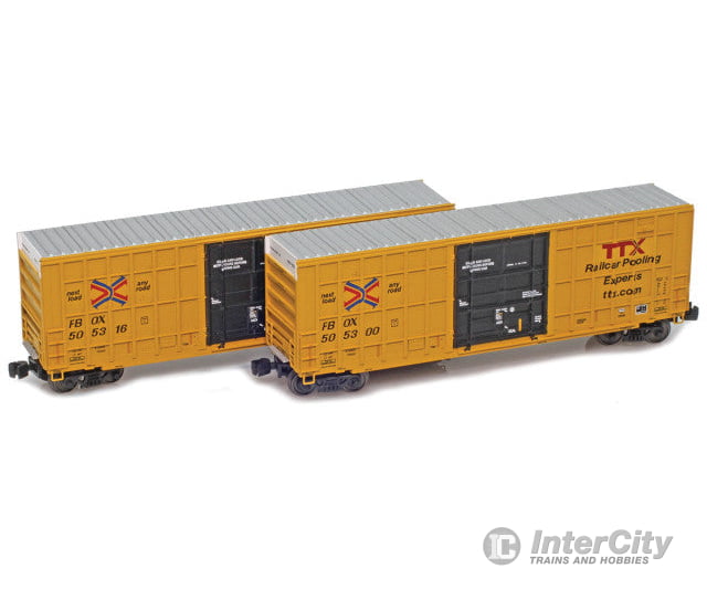 AZL 915601-1 TTX New Logo Trinity (NSC) 50´ FBOX Box Car 505245,505312 Freight Cars