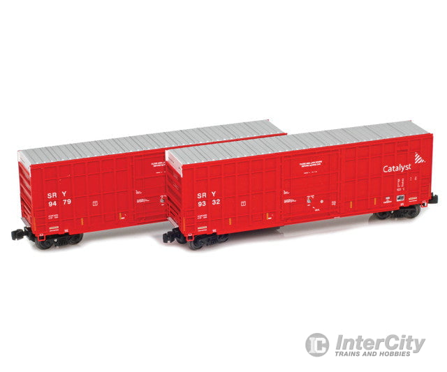 AZL 915603-1 SRY Catalyst Trinity (NSC) 50´ FBOX Box Car 9332 9479 2-pack Freight Cars