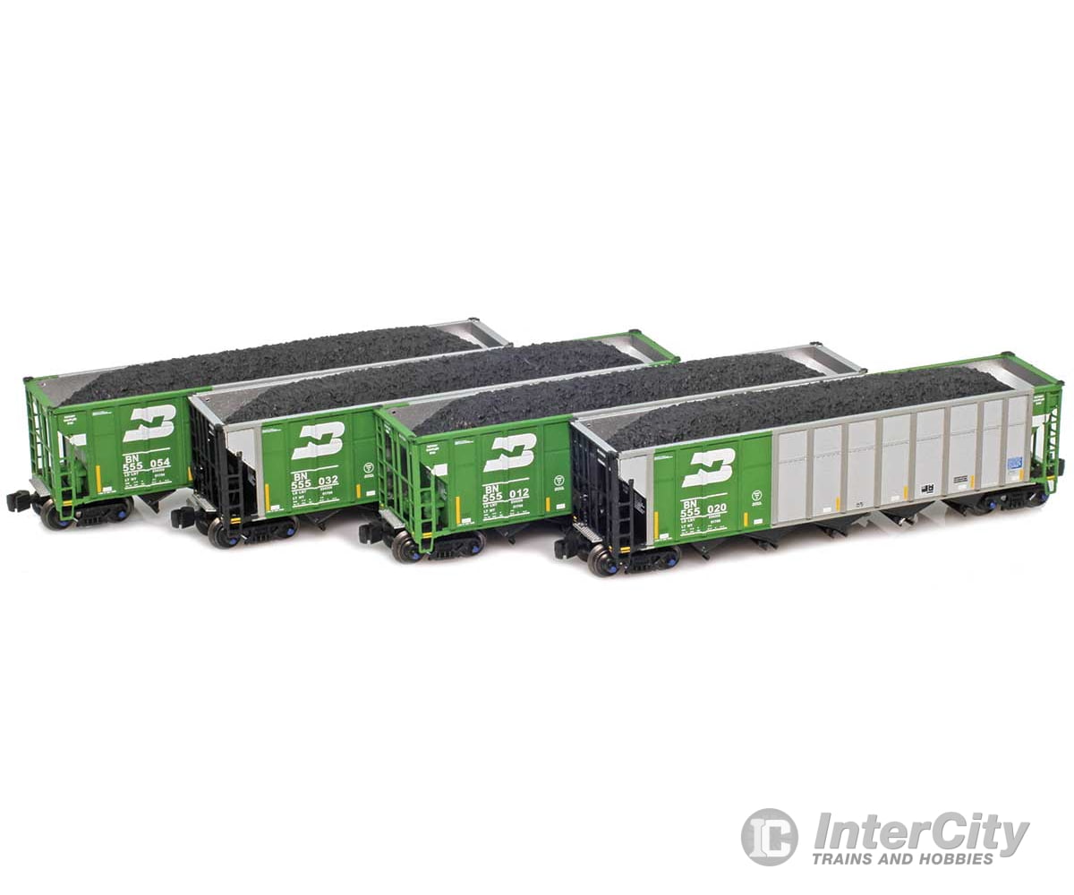 AZL 915706-1 Z Scale BN Autoflood III Hopper - Four-pack Freight Cars
