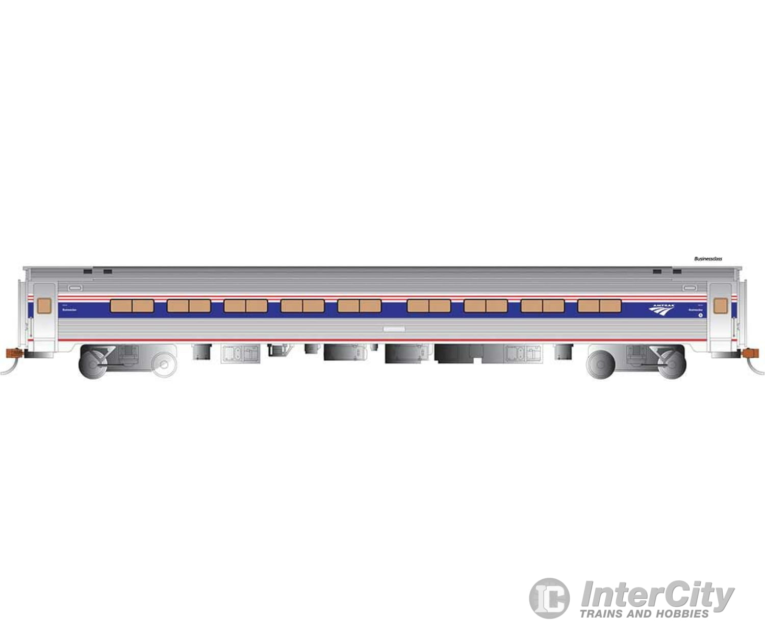 Bachmann 13119 Amfleet 85 Coach - Ready To Run Silver Series(R) -- Amtrak (Phase Iv Business Class