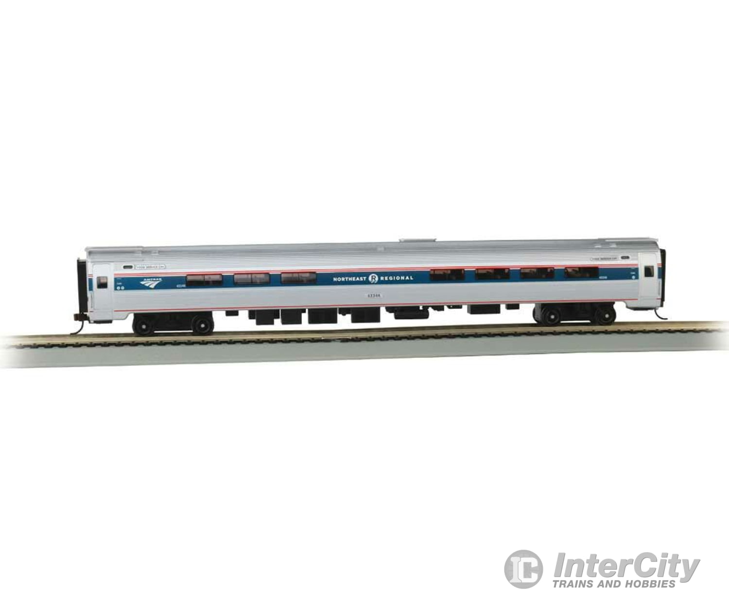 Bachmann 13124 Amfleet 85 Cafe Diner - Ready To Run Silver Series(R) -- Amtrak 43344 (Phase Iv