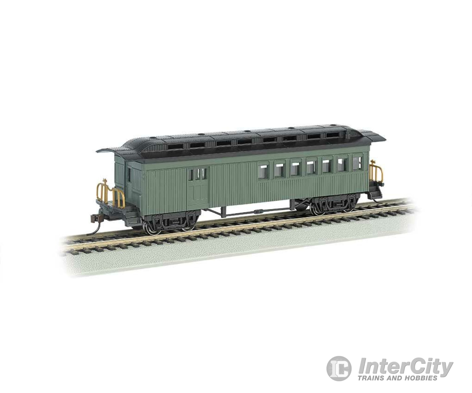 Bachmann 13505 1860 - 1880 Wood Combine Ready To Run Silver Series(R) -- Painted Unlettered (Green)