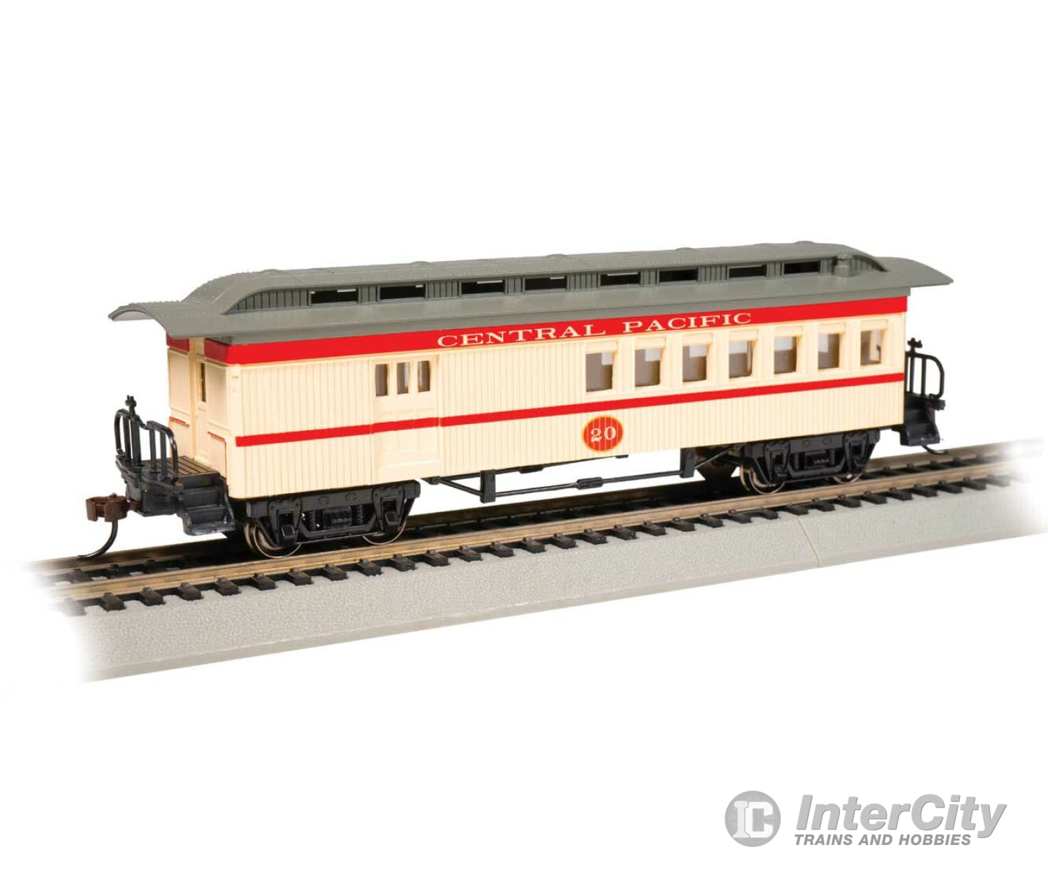 Bachmann 13509 1860 - 1880 Wood Combine Ready To Run Silver Series(R) -- Central Pacific (Pale