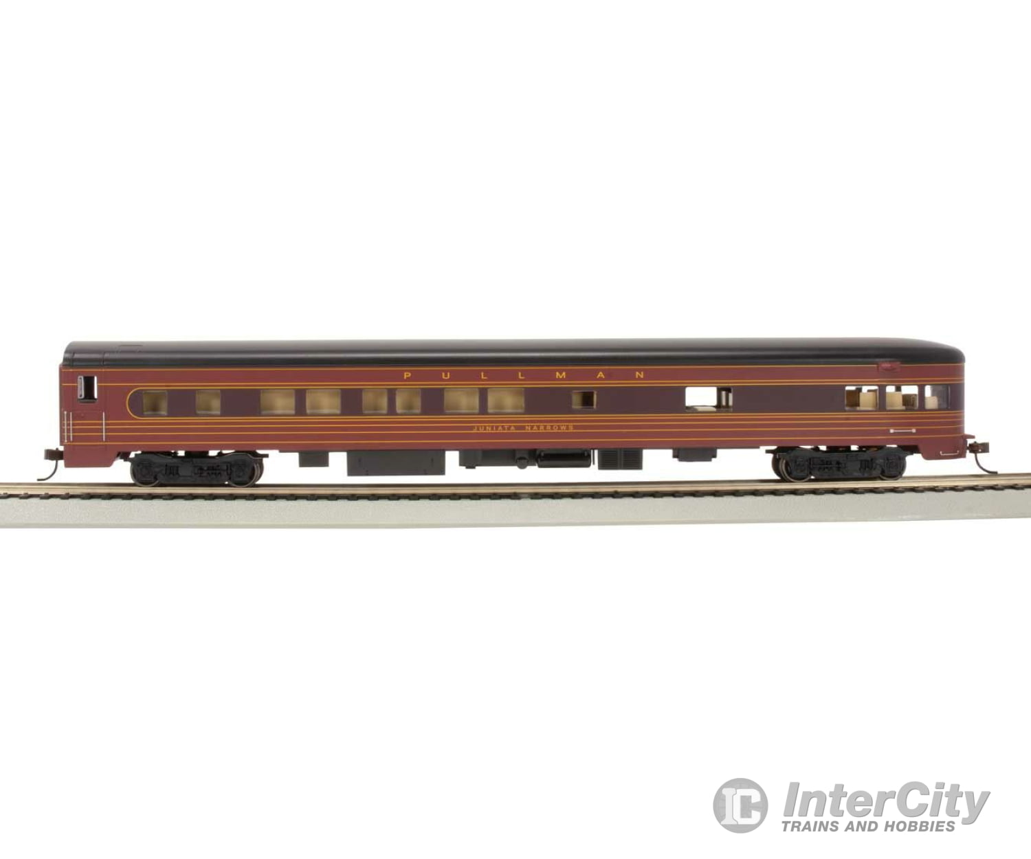 Bachmann 14310 85 Smooth-Side Observation With Interior Lights - Ready To Run -- Pennsylvania