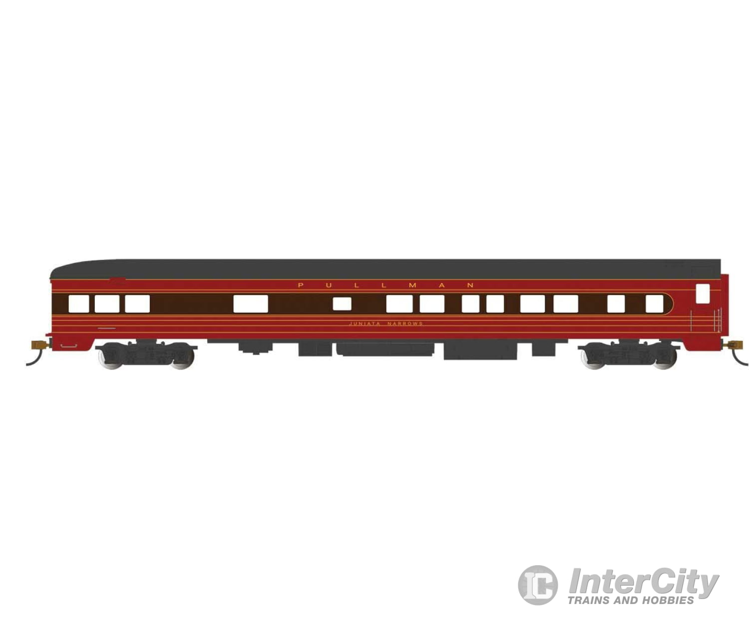 Bachmann 14310 85 Smooth-Side Observation With Interior Lights - Ready To Run -- Pennsylvania