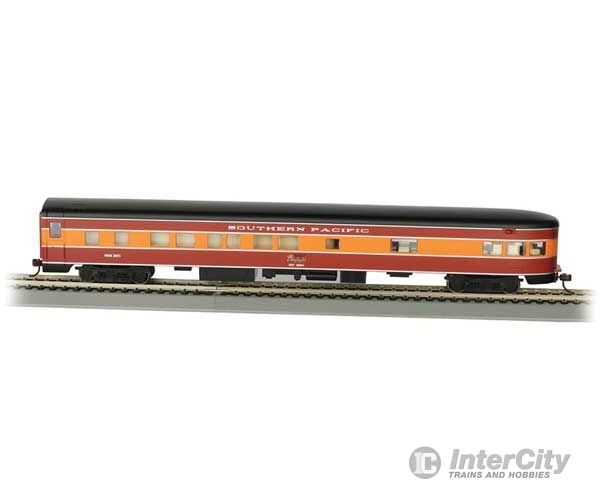 Bachmann 14312 85 Smooth-Side Observation With Interior Lights - Ready To Run -- Southern Pacific