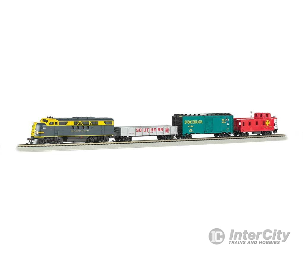 Bachmann 1501 Blue Lightning Train Set - E-Z App(Tm) -- Atchison Topeka & Santa Fe Sets