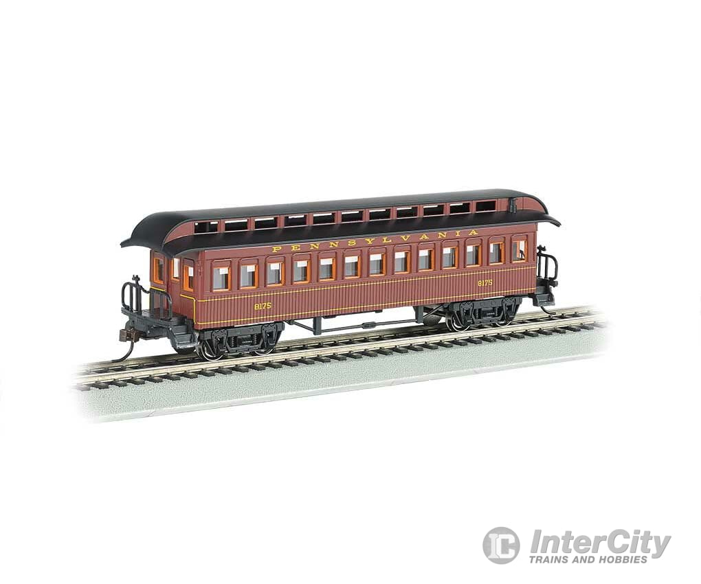 Bachmann 15102 Old Time Wood Coach With Round-End Clerestory Roof - Ready To Run -- Pennsylvania