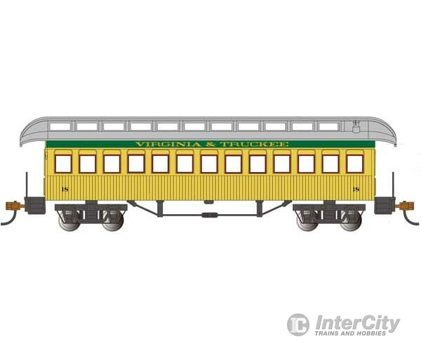 Bachmann 15107 Old Time Wood Coach With Round-End Clerestory Roof - Ready To Run -- Virginia &
