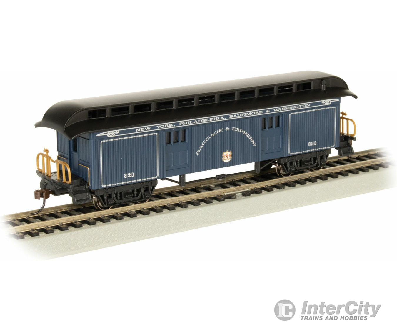 Bachmann 15305 Old-Time Wood Baggage With Round-End Clerestory Roof - Ready To Run -- Baltimore &