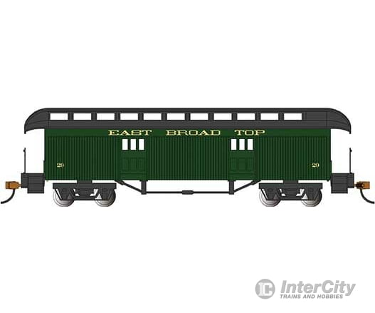 Bachmann 15308 Old Time Wood Baggage With Round-End Clerestory Roof - Ready To Run -- East Broad Top