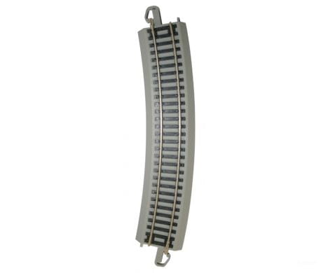Bachmann 160-44583 Bulk E-Z Track(R) W/Nickel Silver Rail Grey Roadbed - 22’ Radius Curve Per