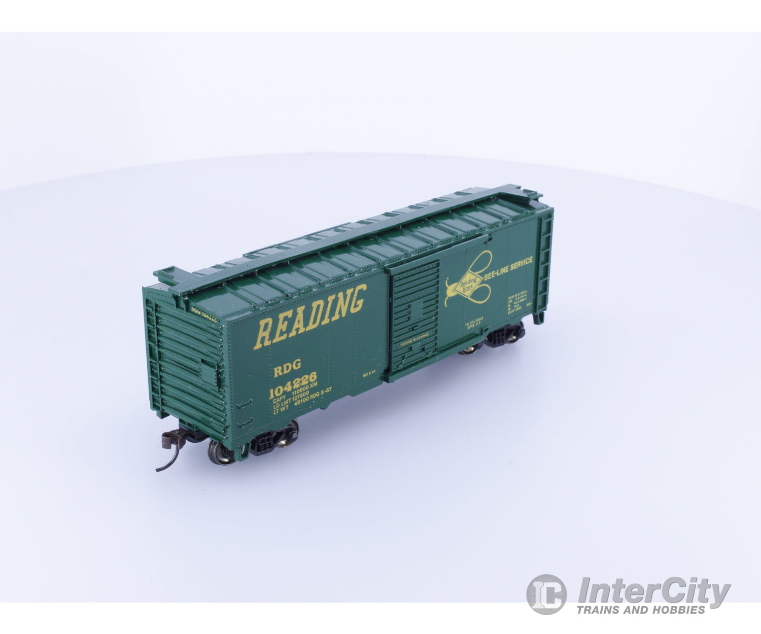 Bachmann 17010 HO 40’ Box Car Reading (RL) 104226 Freight Cars