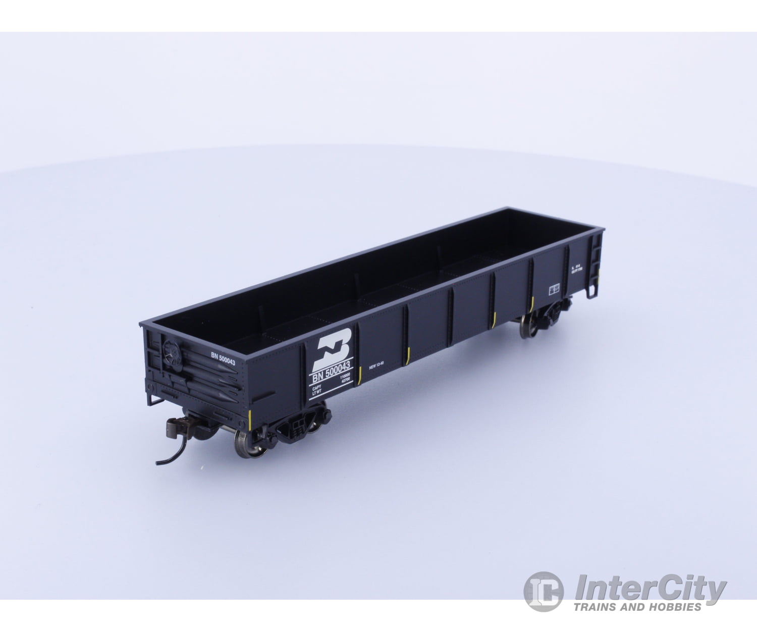 Bachmann 17203 HO 40’ Gondola Burlington Northern (BN) 500043 Freight Cars