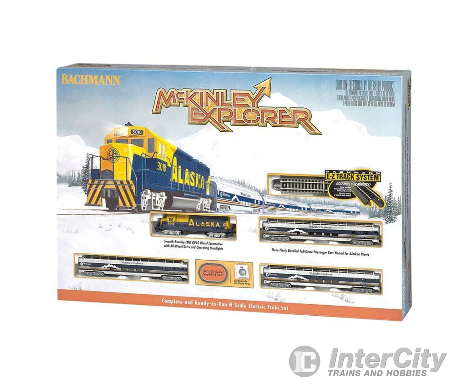 Bachmann 24023 Mckinley Explorer Train Set -- Alaska Railroad Sets