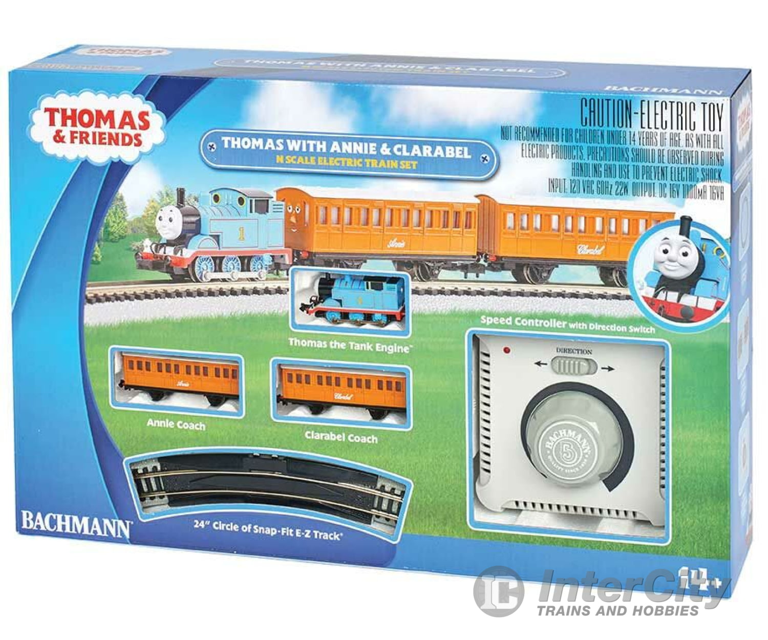 Bachmann 24028 Thomas With Annie And Clarabel Train Set - Standard Dc Friends(Tm -- The Tank Engine