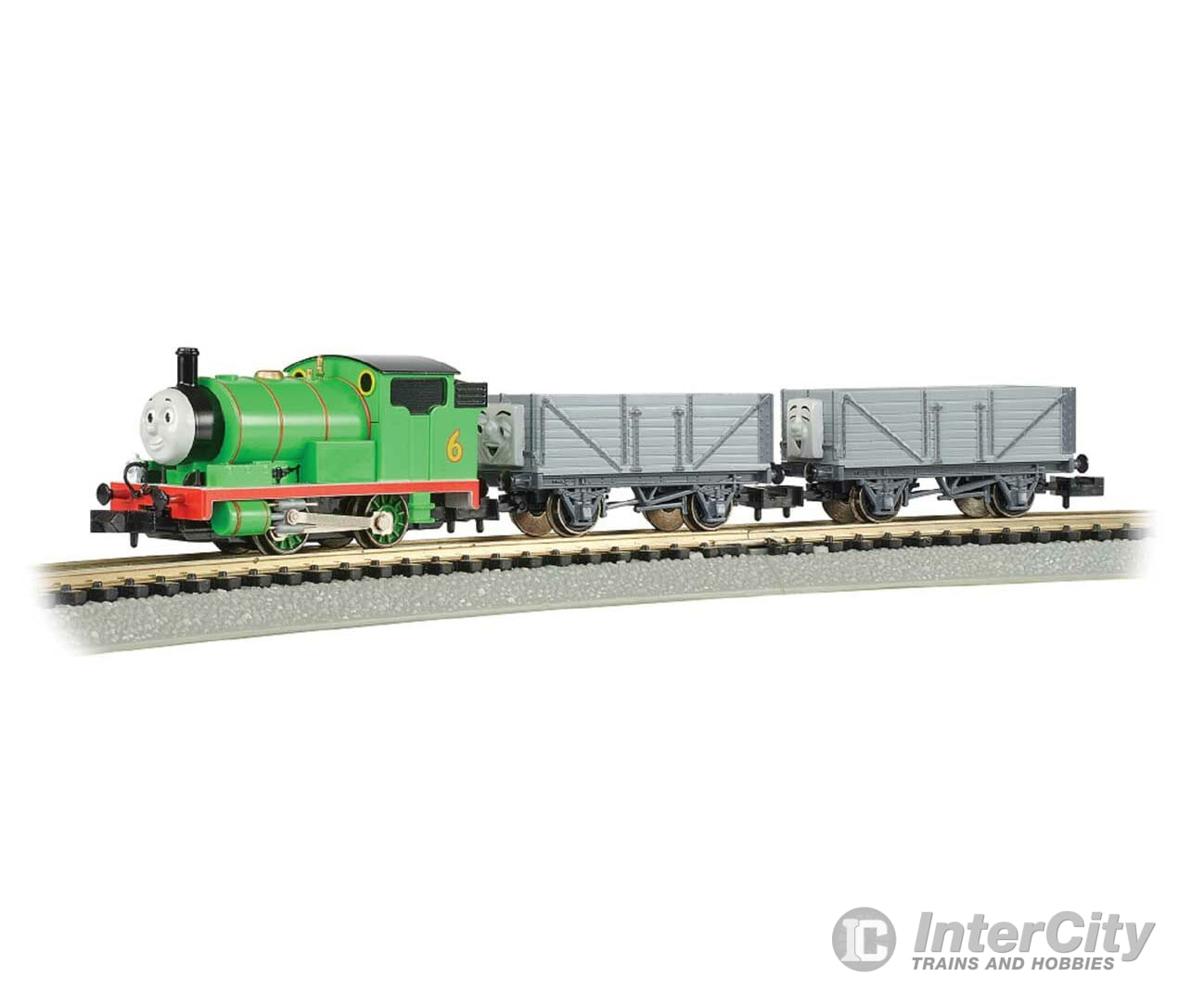 Bachmann 24030 Percy And The Troublesome Trucks - Standard Dc Thomas & Friends(Tm) -- 2 Cars 3 24