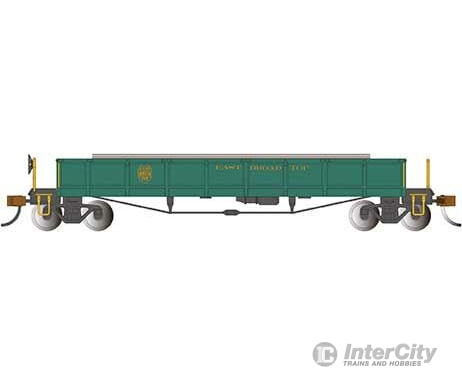 Bachmann 26033 Wood Gondola-Style Excursion Car - Ready To Run Spectrum(R) -- East Broad Top (Green)
