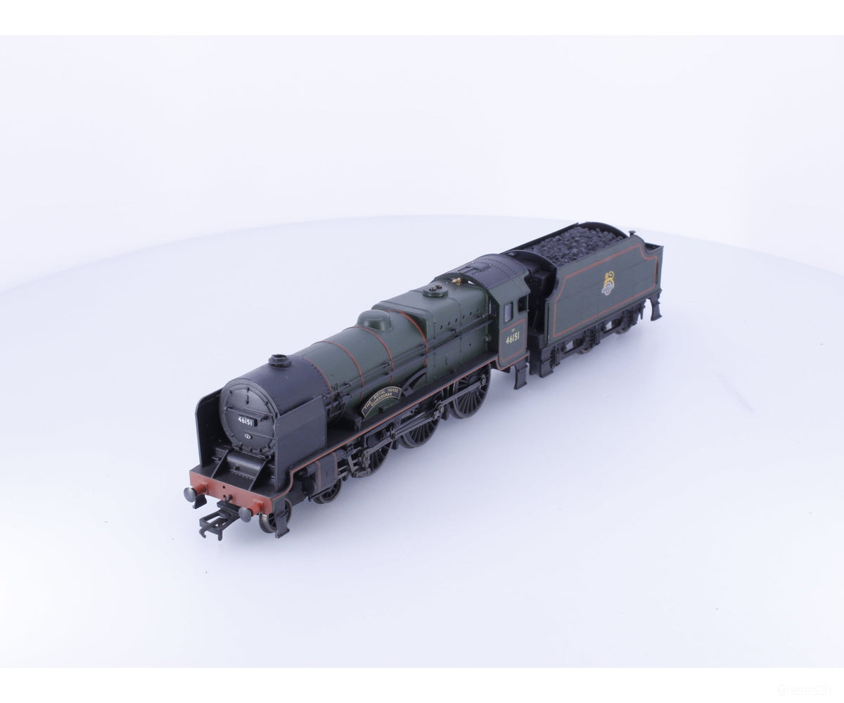 Bachmann 31-282 OO Weathered 4-6-0 Steam Locomotive The Royal Horse Guardsman 46151 Analog DC - Locomotives