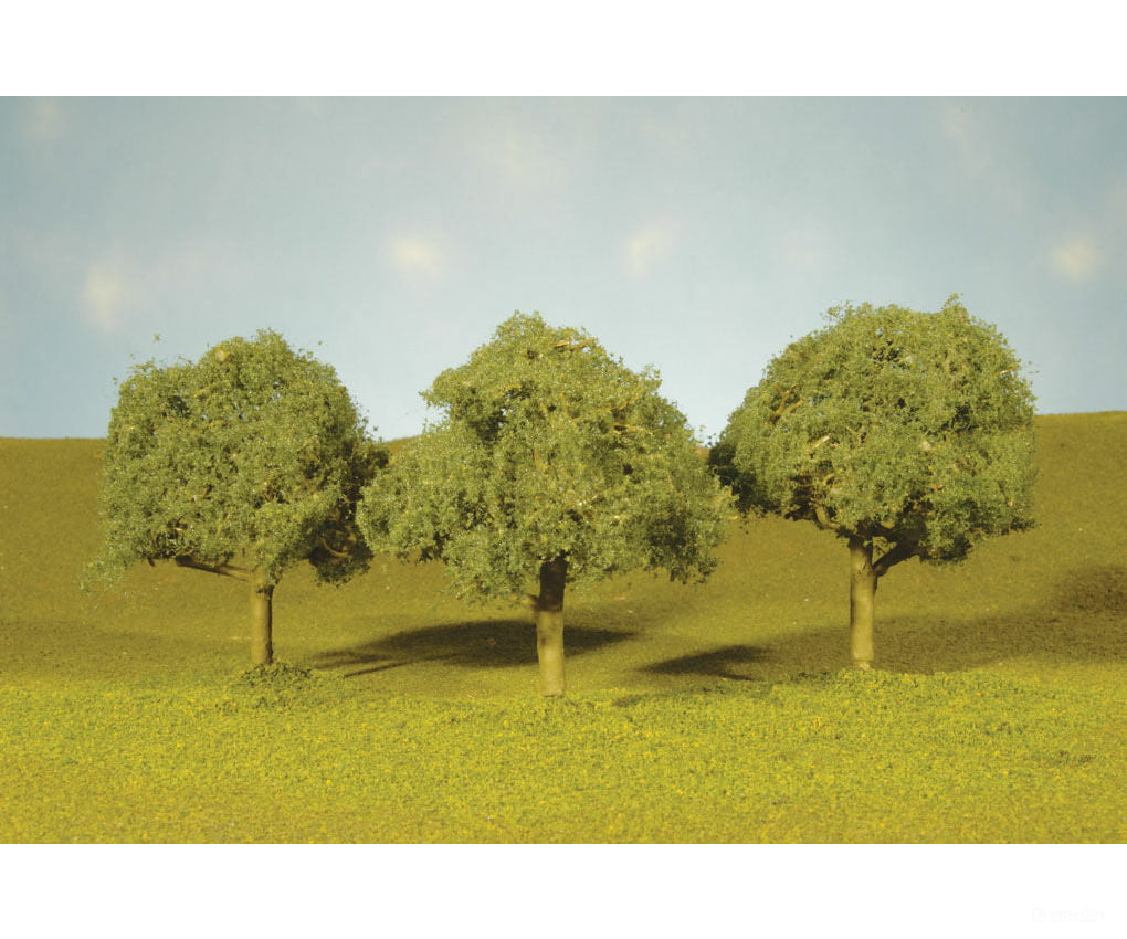 Bachmann 32113 Scenescapes(Tm) Layout-Ready Trees -- Oak 2-1/4 - 2-1/2 Tall Pkg(4) & Vegetation
