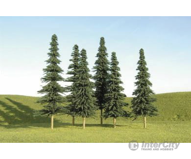 Bachmann 32204 Scenescapes(Tm) Layout-Ready Trees -- Spruce 8-10 Pkg(3) & Vegetation