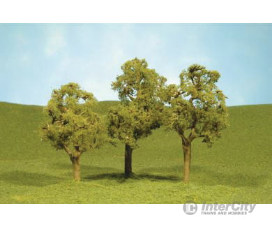 Bachmann 32208 Scenescapes(Tm) Layout-Ready Trees -- Elm 5-1/2 Pkg(2) & Vegetation