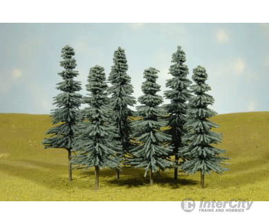 Bachmann 32212 Blue Spruce Trees - Scenescapes(Tm) -- 8 10 20.3 25.4Cm Tall Pkg(3) & Vegetation