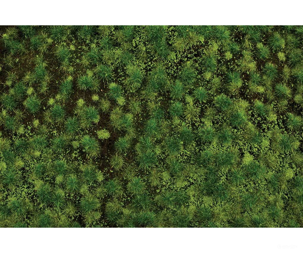 Bachmann 32922 Tufted Grass Sheet/Mat - Scenescapes(R) -- Medium Green 3/16 .5Cm Tall Fibers 11-3/4
