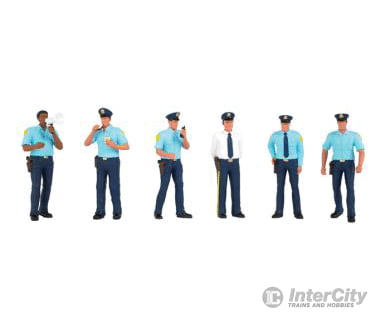 Bachmann 33154 Police Squad - Scenescapes(Tm) -- Pkg(6) Figures