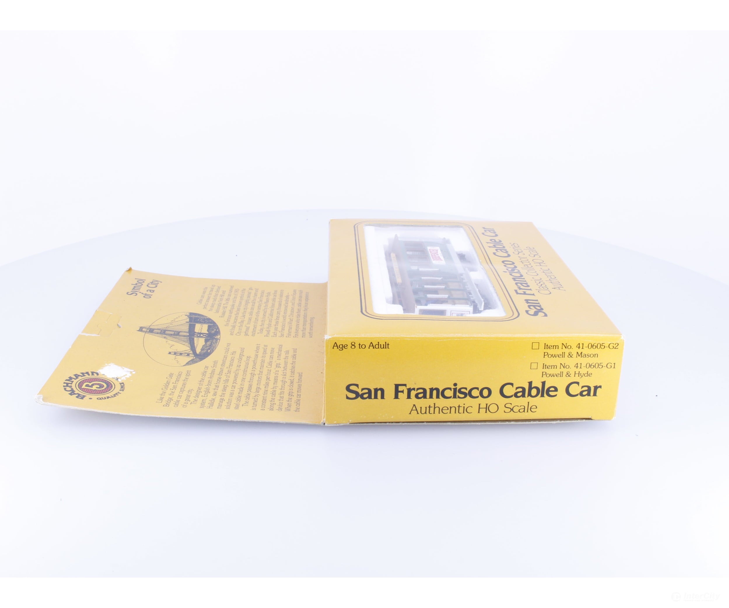Bachmann 41-0605-G2 HO San Francisco Cable Car Powell & Mason Sts 3 Analog DC - Locomotives