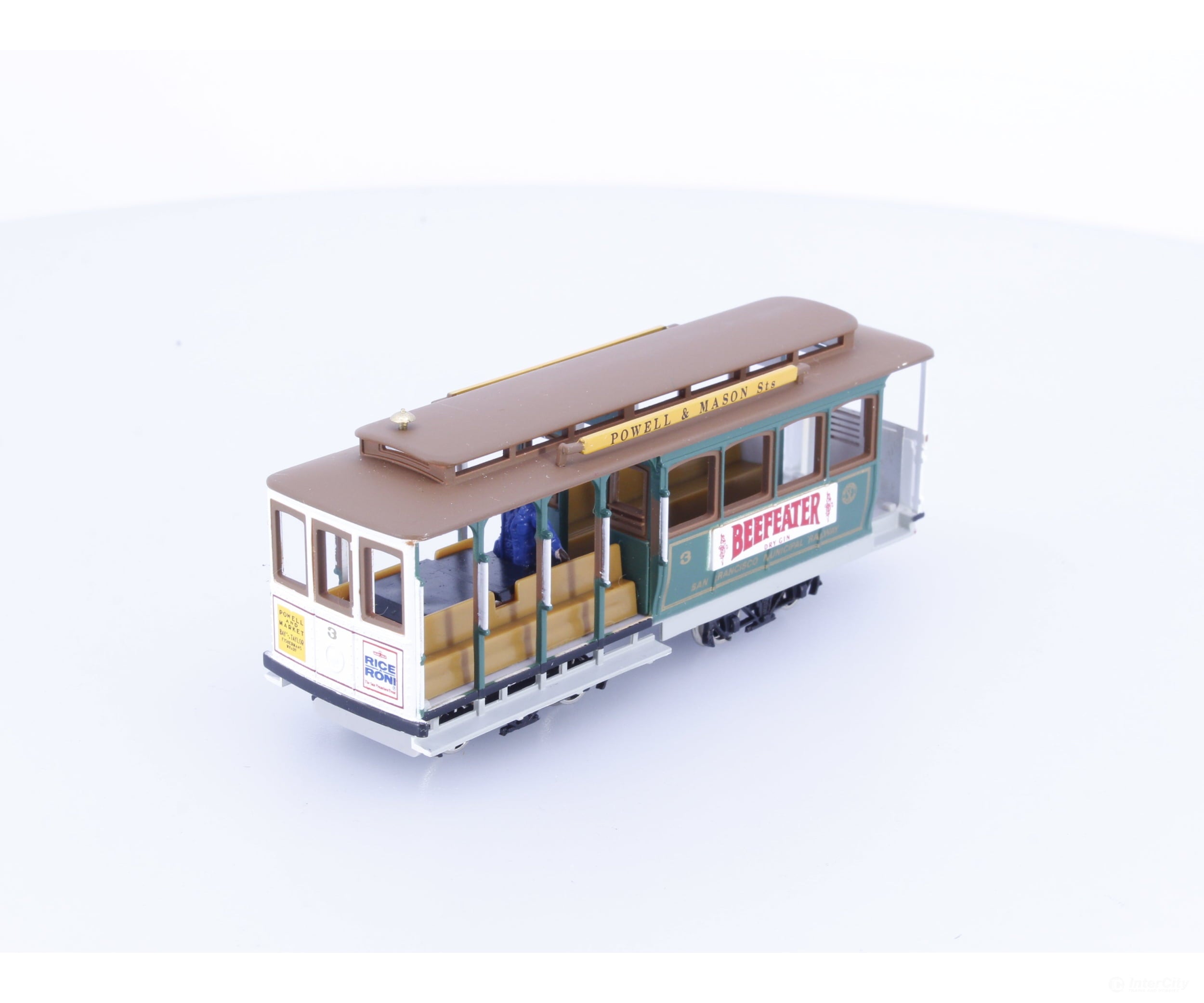 Bachmann 41-0605-G2 HO San Francisco Cable Car Powell & Mason Sts 3 Analog DC - Locomotives
