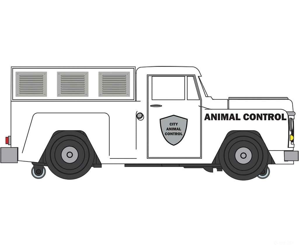 Bachmann 42747 Operating Truck - E-Z Streets(R) -- Animal Control Cars & Trucks