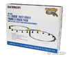 Bachmann 44475 Over And Under Figure 8 Track Pack With Pier Set - Steel Alloy E-Z Track(R) -- Set-Up