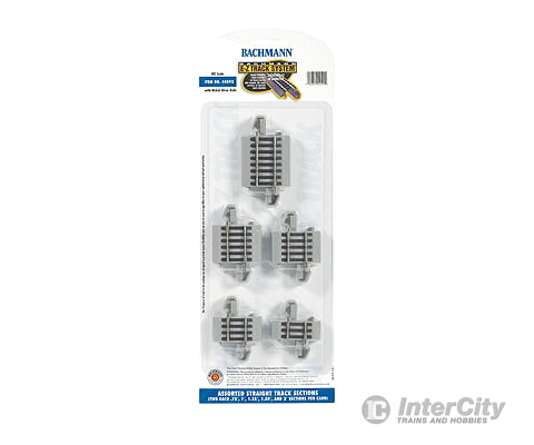 Bachmann 44592 Connector Assortment - E-Z Track(R) -- Nickel Silver Rail & Gray Roadbed Track
