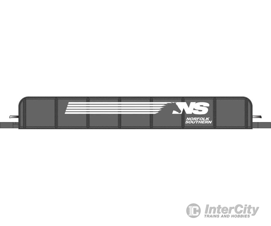 Bachmann 44655 Girder Bridge W/Nickel Silver Rail - E-Z Track(R) -- Norfolk Southern (Black White