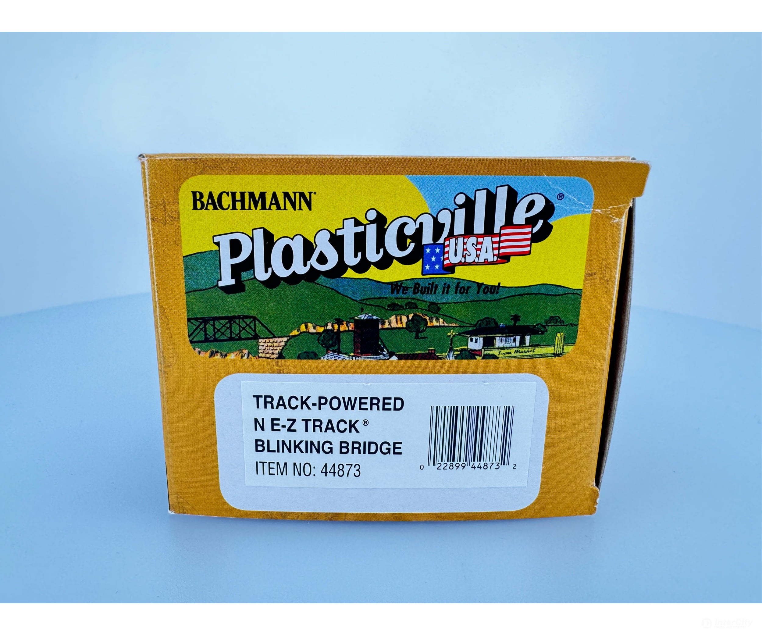 Bachmann 44873 N Plasticville Track-Powered Ez Track Blinking Bridge Tunnels & Bridges