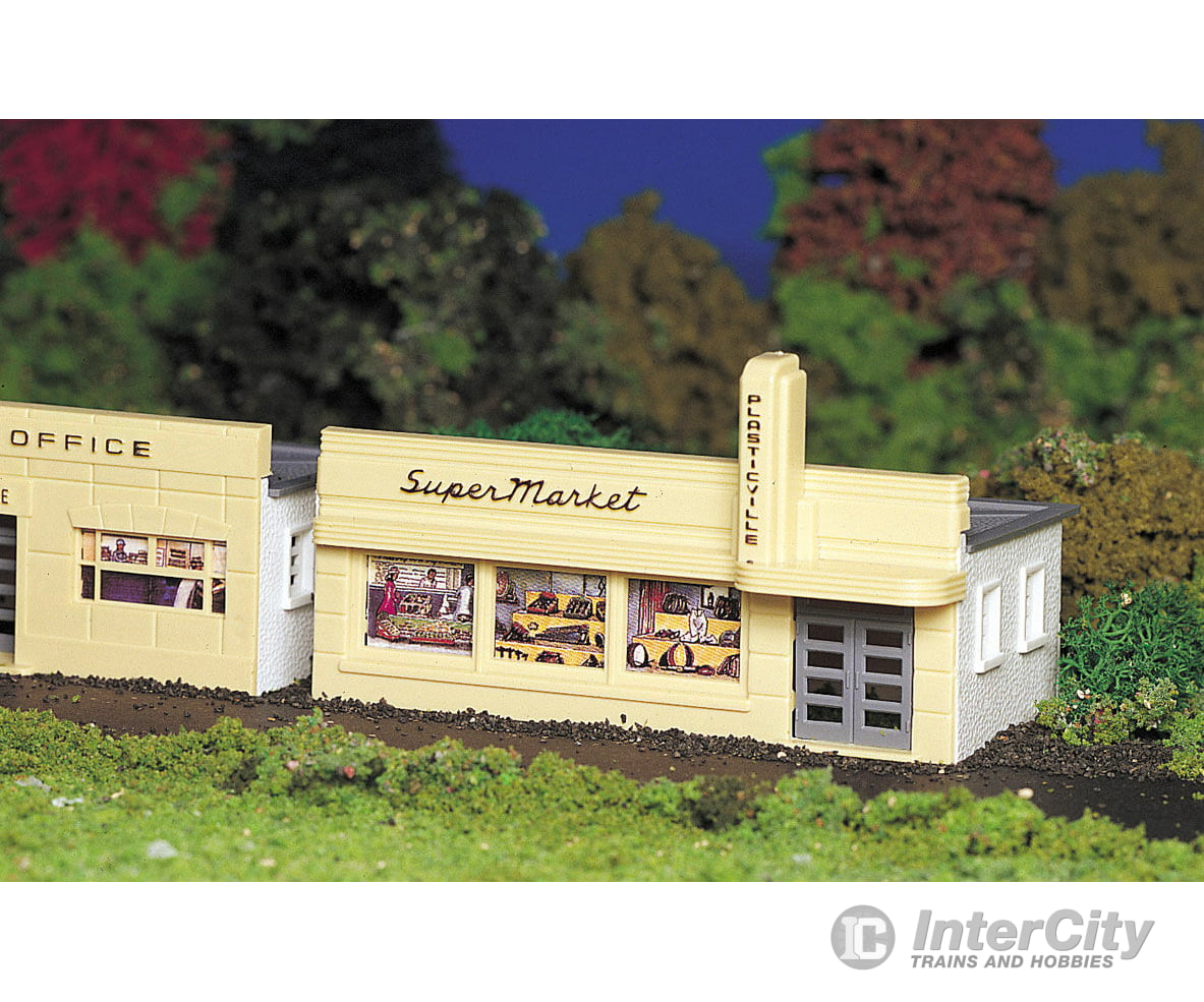 Bachmann 45141 Plasticville Classic Kit - Supermarket -- 2-1/8 X 4-5/8 5.5 11.8Cm Structures