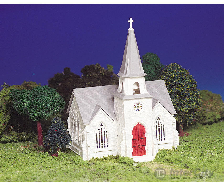 Bachmann 45192 Plasticville U.s.a. - Classic Kit -- Cathedral 5 X 4-1/2 6-1/2 12.7 11.4 16.5Cm